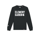 Varsity Relaxed Fit Sweatshirt Black