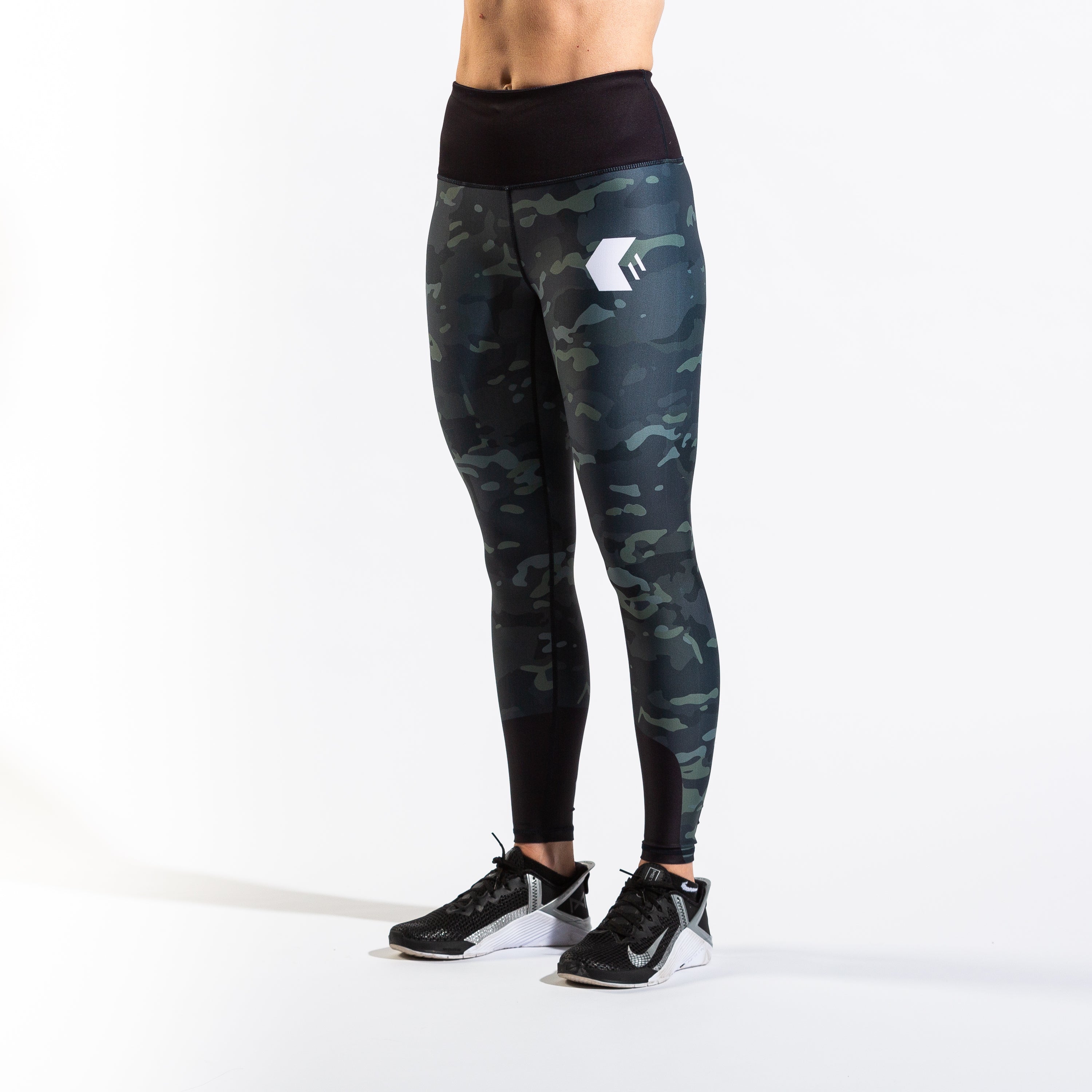 High Waist Night Camo Leggings