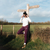 Performance Plum Leggings