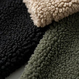 Unisex Black Sherpa Fleece 2.0