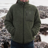 Unisex Khaki Sherpa Fleece 2.0
