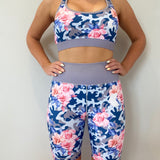 Camo and Flower Sports Bra